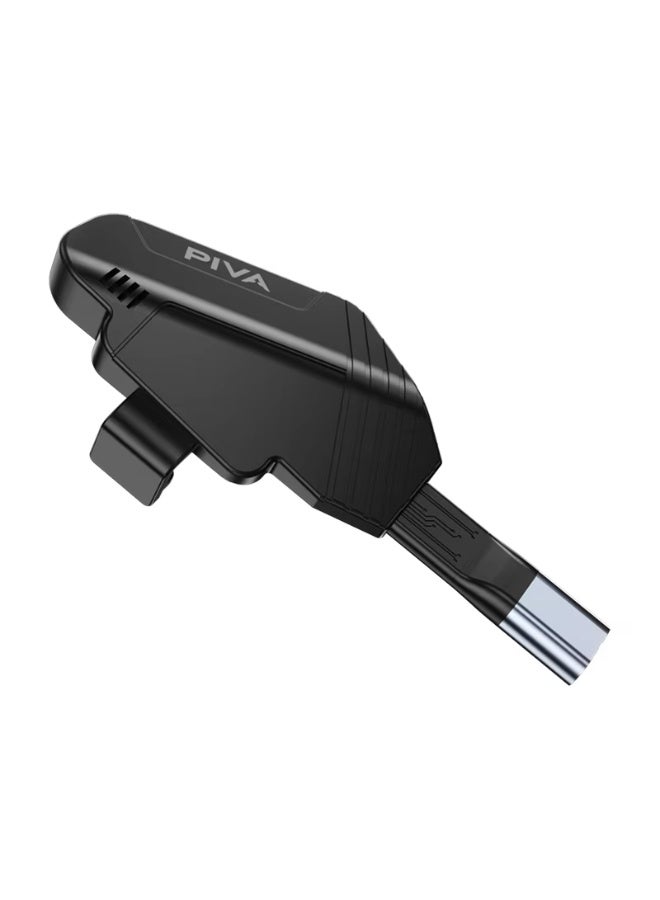 PIVA Gaming FPC Elbow Tail Plug Protector Type C – 90° Ergonomic Design, 4K@60Hz Support, 60W Fast Charging & 10Gbps Data for RedMagic, iPhone, Samsung, Android Devices, Mobile Phones - Image 1